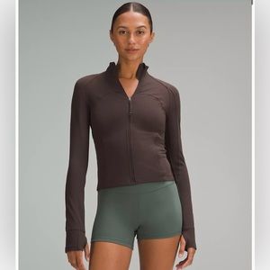 Define Cropped Jacket *Nulu Size 4, Espresso